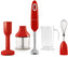 Smeg - 50's Retro Style Immersion Red Hand Blender With Accessories - HBF22RDUS - DISCONTINUED