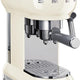Smeg - 50's Retro Style Manual Cream Espresso Machine - ECF02CRUS
