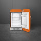 Smeg - 50's Retro Style Orange Compact Refrigerator - FAB5UROR3