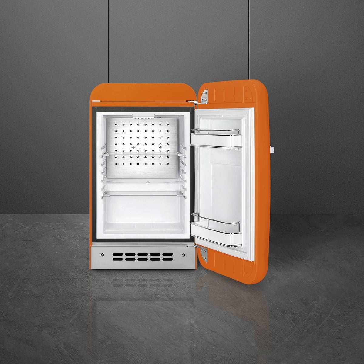 Smeg - 50's Retro Style Orange Compact Refrigerator - FAB5UROR3 (Special Order Item)