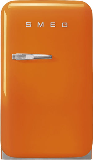 Smeg - 50's Retro Style Orange Compact Refrigerator - FAB5UROR3