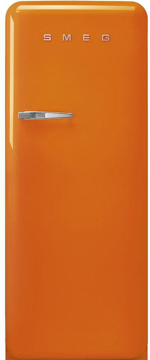 Smeg - 50's Retro Style Orange Right Hinge Refrigerator/Freezer - FAB28UROR3