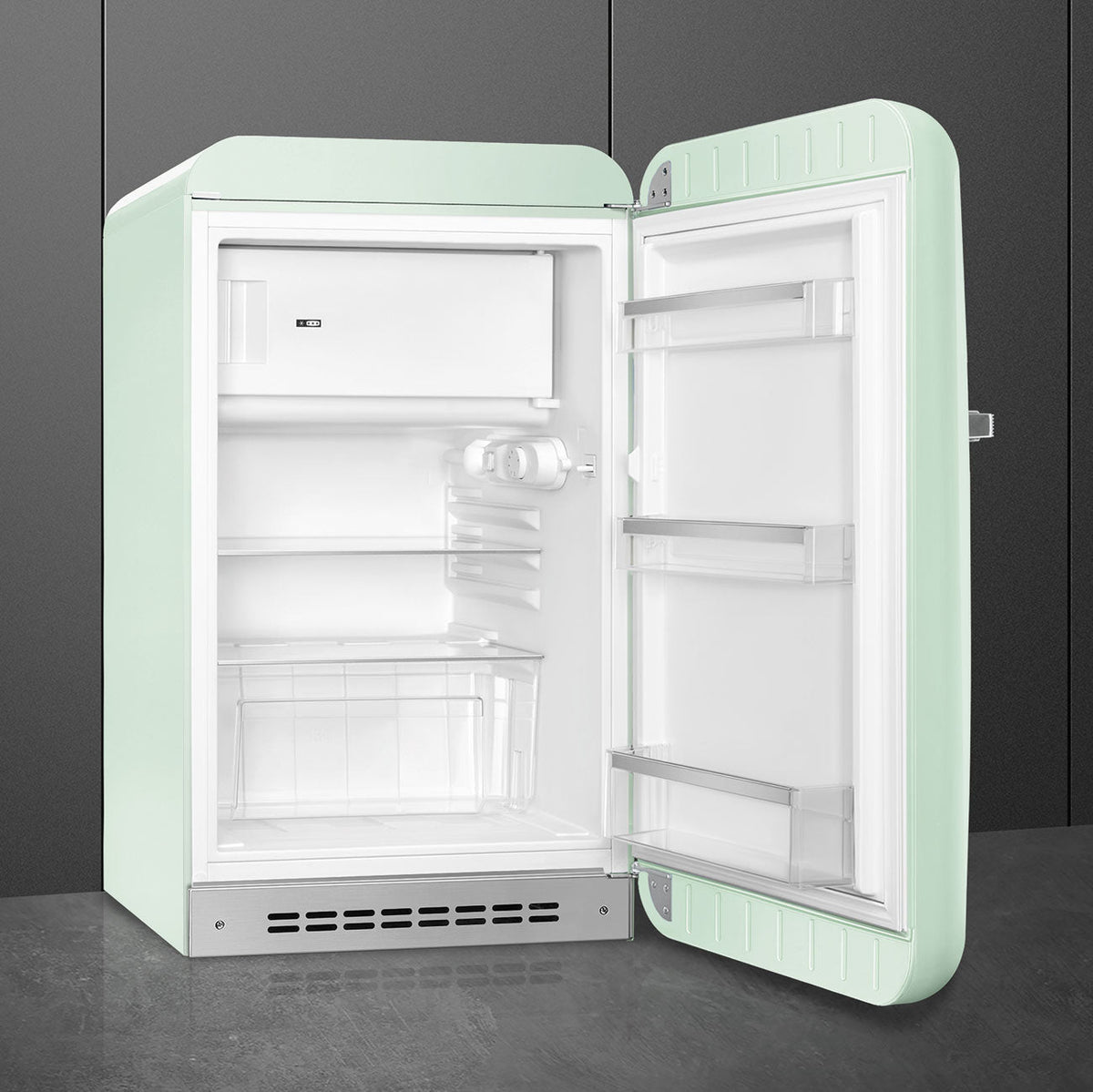 Smeg - 50's Retro Style Pastel Green Compact Refrigerator - FAB10URPG3 (Special Order Item)