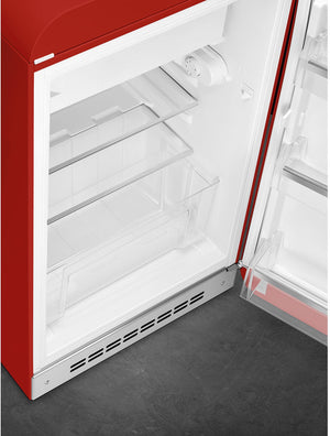 Smeg - 50's Retro Style Red Compact Refrigerator - FAB10URRD3