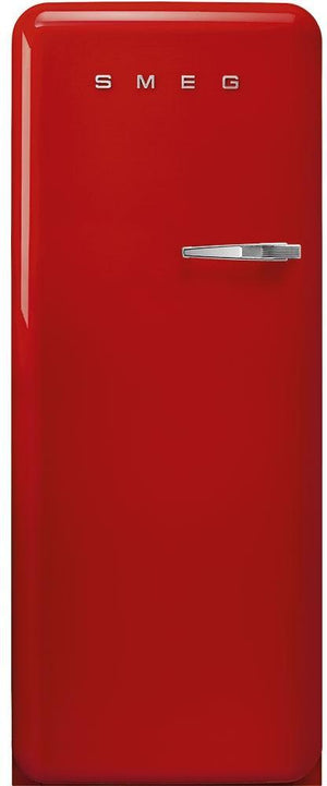 Smeg - 50's Retro Style Red Left Hinge Refrigerator/Freezer - FAB28ULRD3