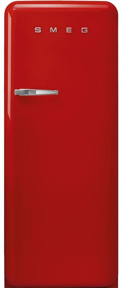 Smeg - 50's Retro Style Red Right Hinge Refrigerator - FAB28URRD3 (Special Order Item)