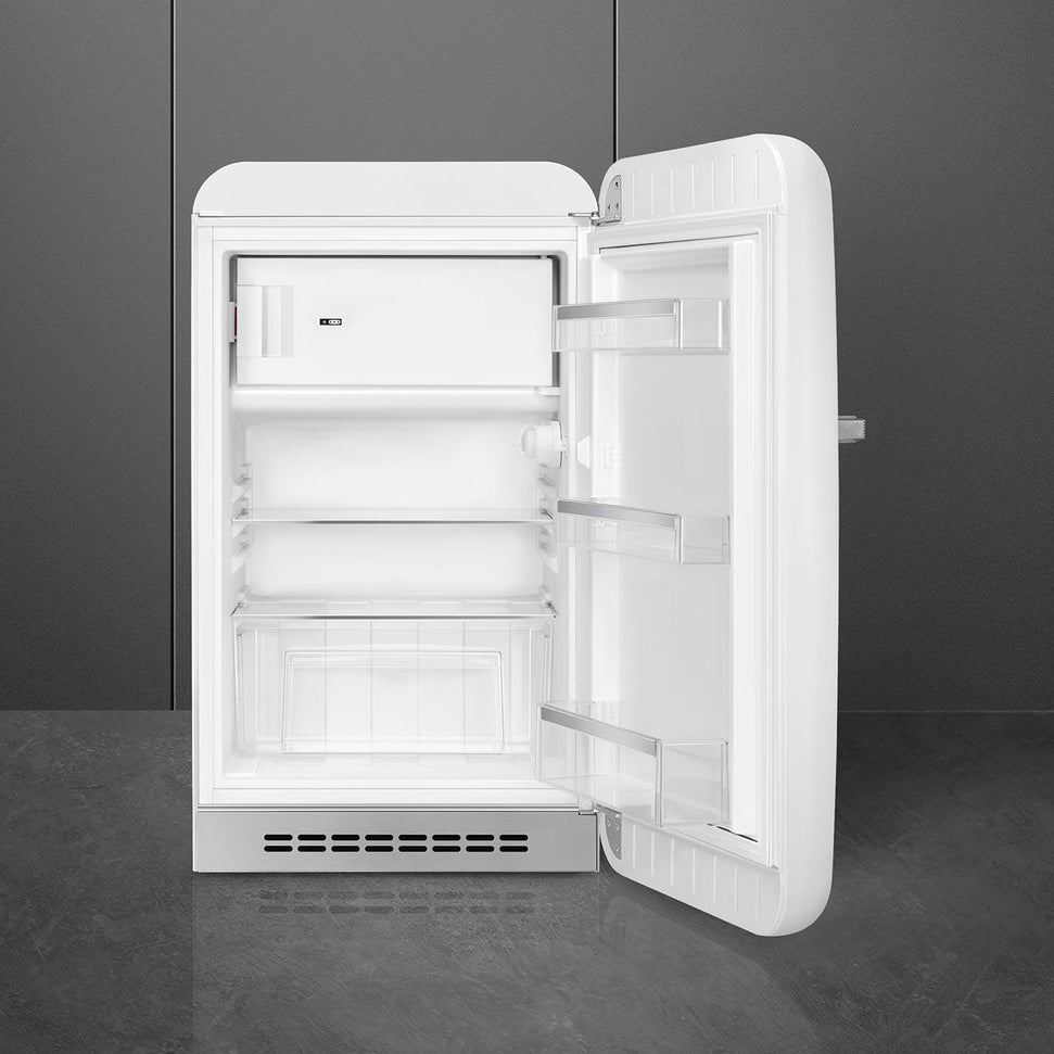 Smeg - 50's Retro Style White Compact Refrigerator - FAB10URWH3 (Special Order Item)