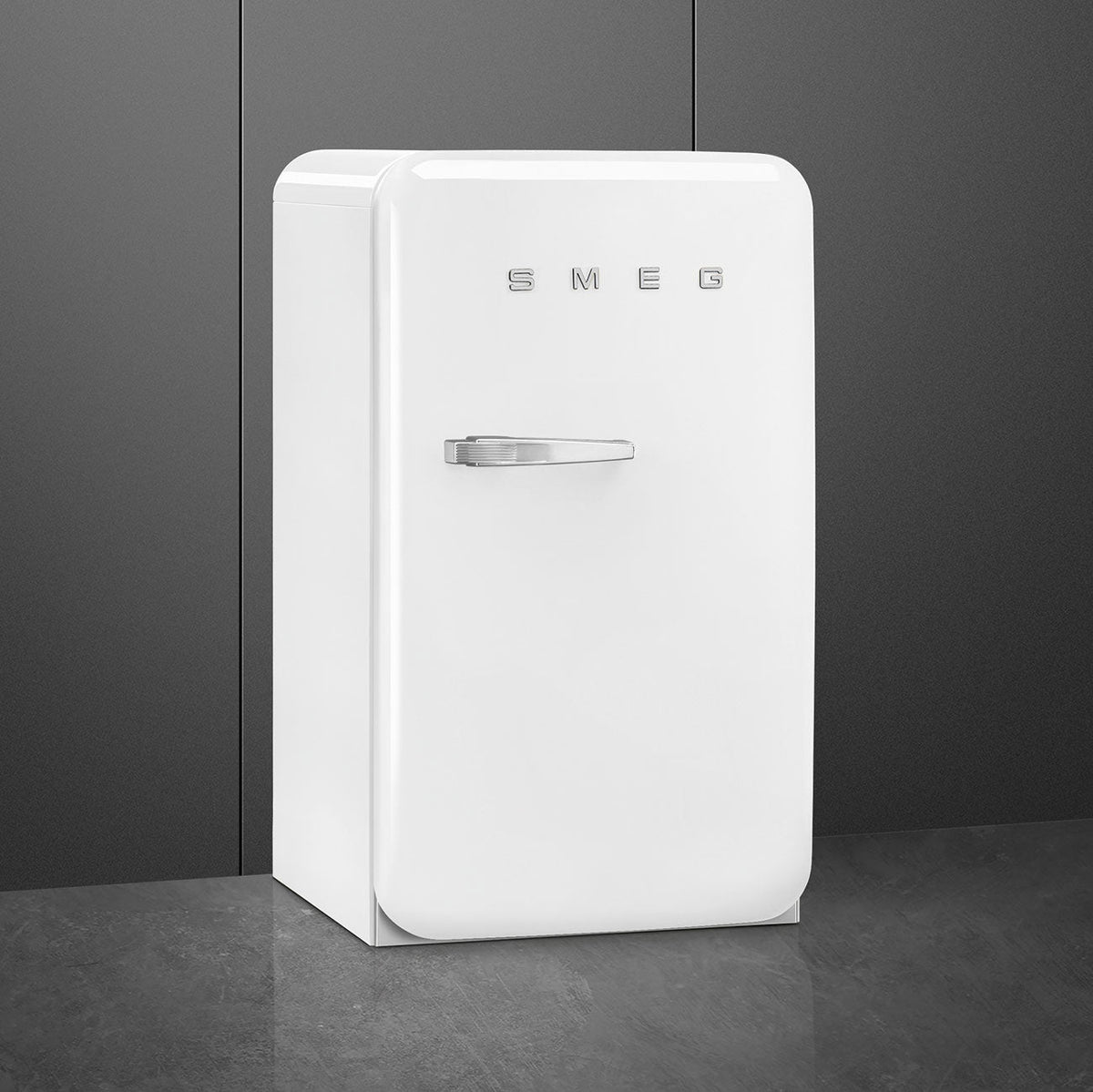 Smeg - 50's Retro Style White Compact Refrigerator - FAB10URWH3 (Special Order Item)