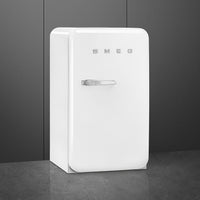 Smeg - 50's Retro Style White Compact Refrigerator - FAB10URWH3 (Special Order Item)
