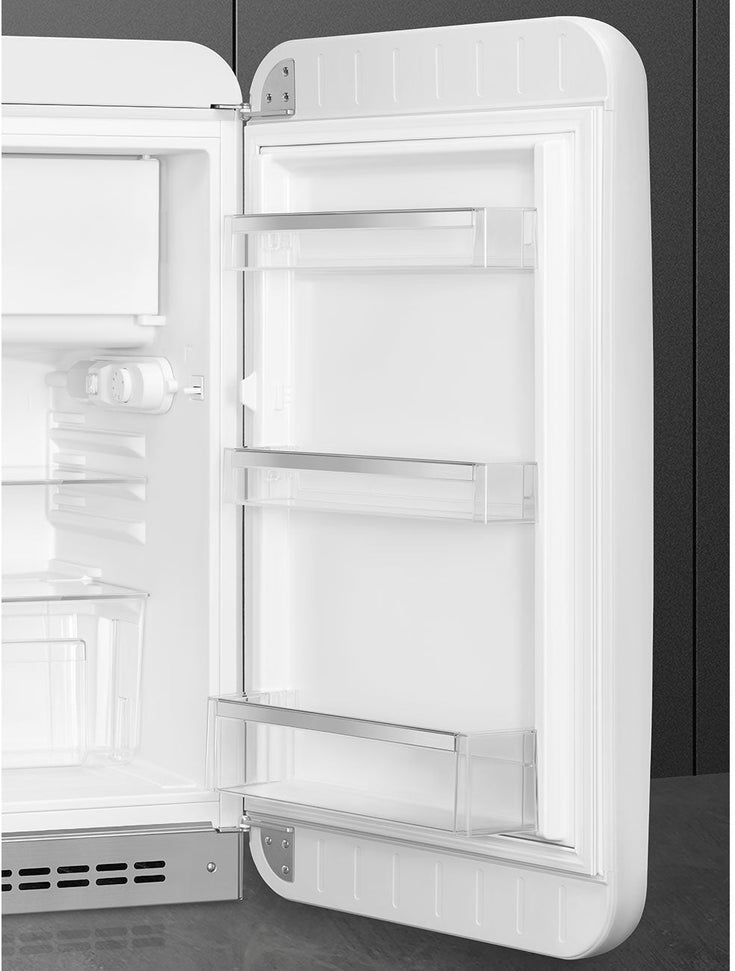 Smeg - 50's Retro Style White Compact Refrigerator - FAB10URWH3 (Special Order Item)