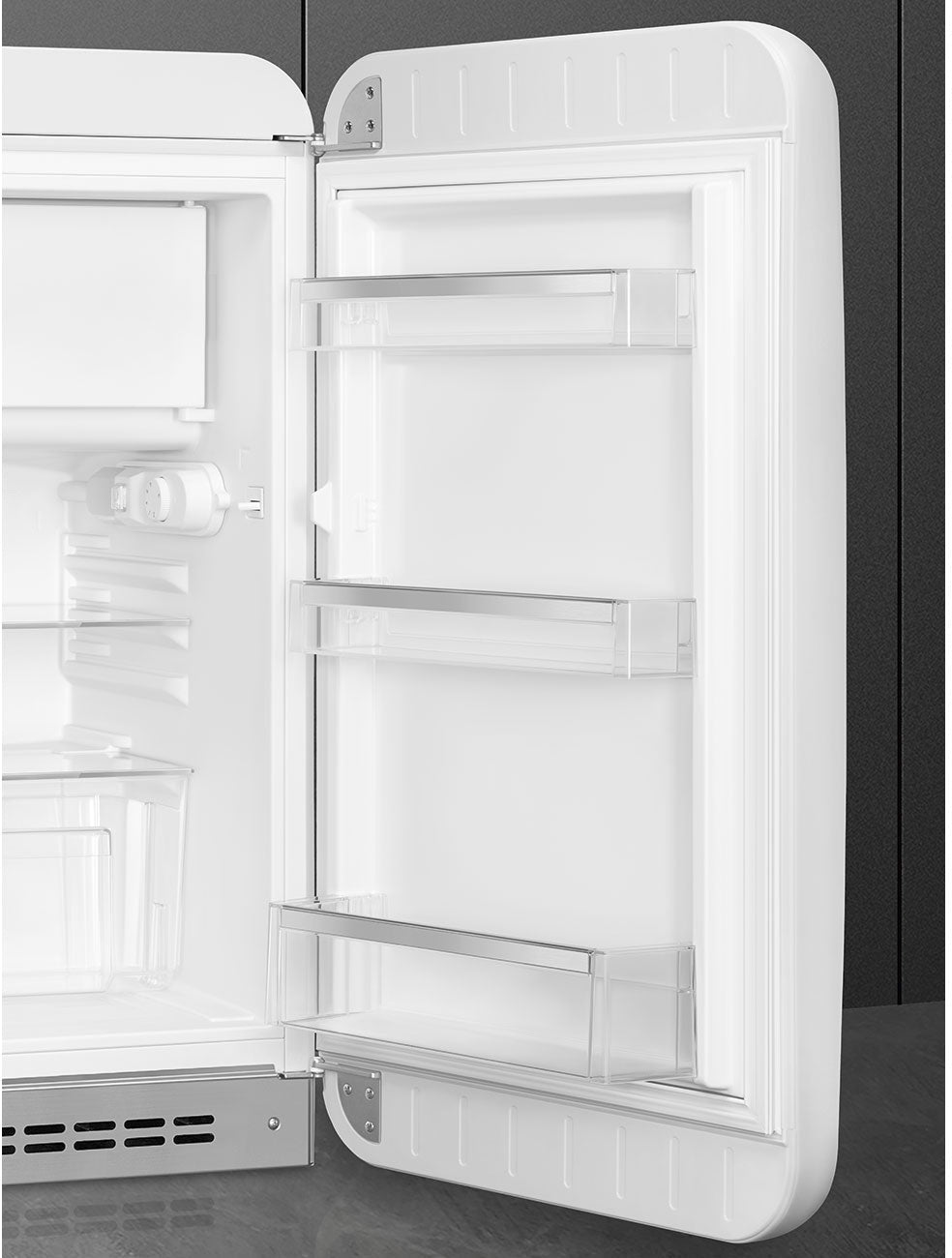 Smeg - 50's Retro Style White Compact Refrigerator - FAB10URWH3 (Special Order Item)