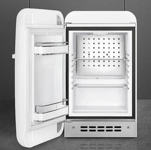 Smeg - 50's Retro Style White Compact Refrigerator - FAB5ULWH3