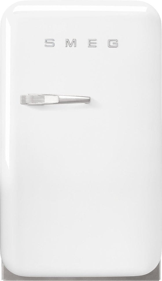 Smeg - 50's Retro Style White Compact Refrigerator - FAB5URWH3 (Special Order Item)