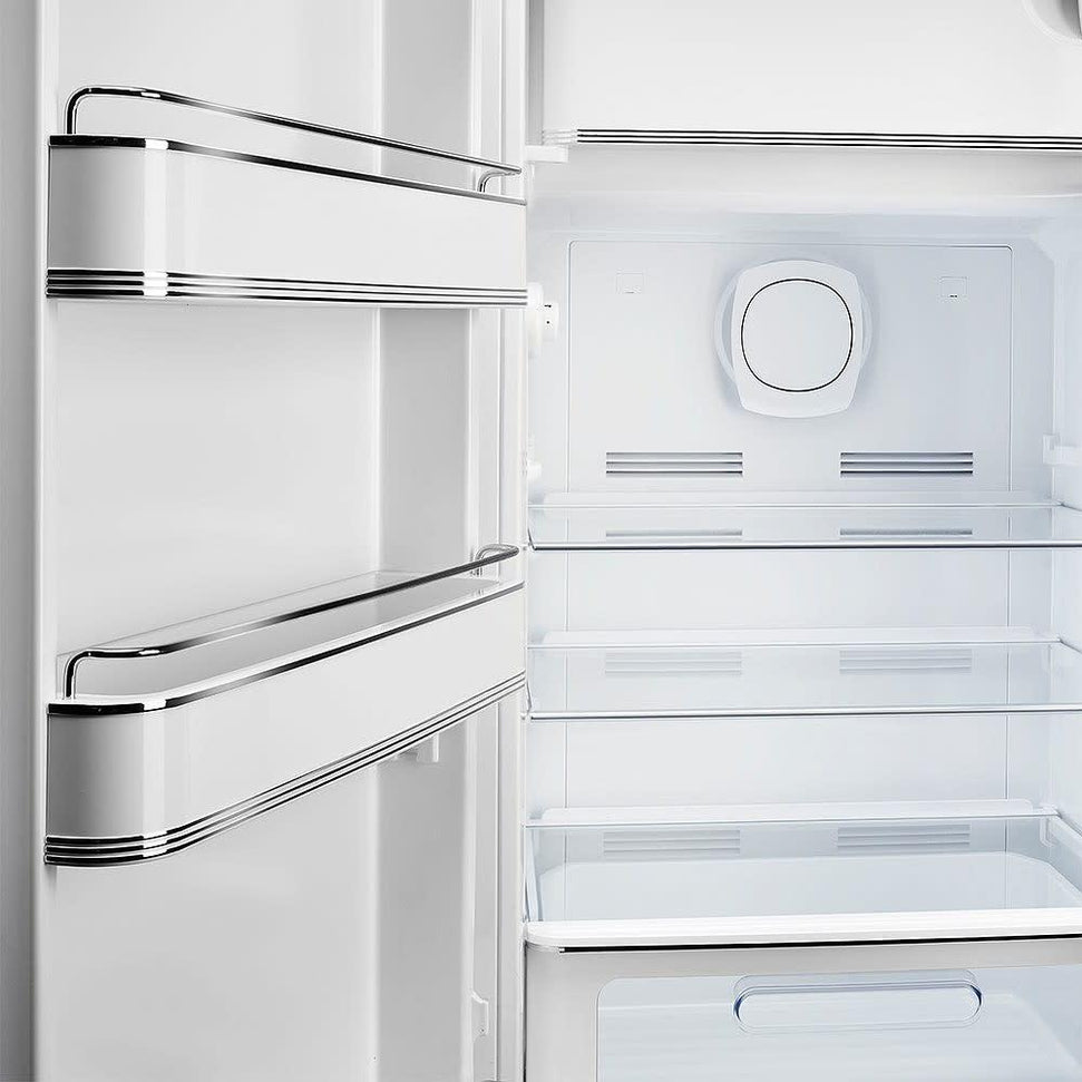 Smeg - 50's Retro Style White Left Hinge Refrigerator - FAB28ULWH3