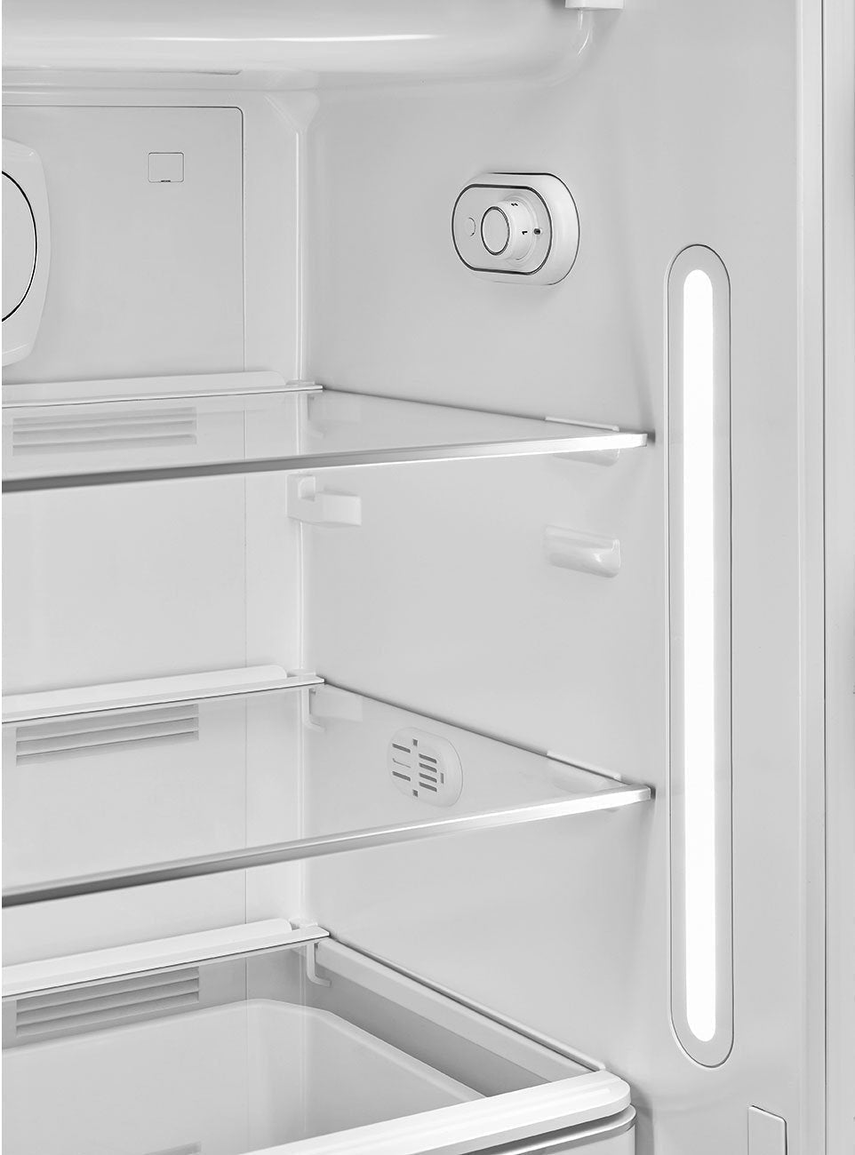 Smeg - 50's Retro Style White Right Hinge Refrigerator - FAB28URWH3 (Special Order Item)