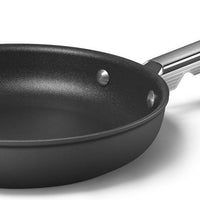 Smeg - 9.5" 50's Style Non-Stick Fry Pan Black - CKFF2401BLM