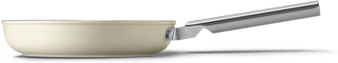 Smeg - 9.5" 50's Style Non-Stick Fry Pan Cream - CKFF2401CRM