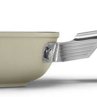 Smeg - 9.5" 50's Style Non-Stick Fry Pan Cream - CKFF2401CRM