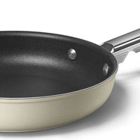 Smeg - 9.5" 50's Style Non-Stick Fry Pan Cream - CKFF2401CRM