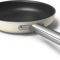 Smeg - 9.5" 50's Style Non-Stick Fry Pan Cream - CKFF2401CRM