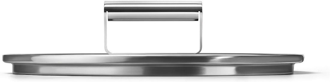 Smeg - 9.5″ Flat Tempered Glass Lid With Stainless Steel Rim - CKFL2401
