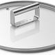 Smeg - 9.5″ Flat Tempered Glass Lid With Stainless Steel Rim - CKFL2401