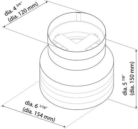 Smeg - CFM Reducer For All Smeg Hood Vents - KITREDCFM (Special Order Item)