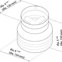 Smeg - CFM Reducer For All Smeg Hood Vents - KITREDCFM (Special Order Item)