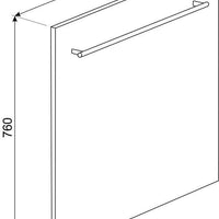 Smeg - Classic 22" Fingerprint-Proof Stainless Steel Door Panel for STU8642 - KIT86CXF (Special Order Item) - DISCONTINUED