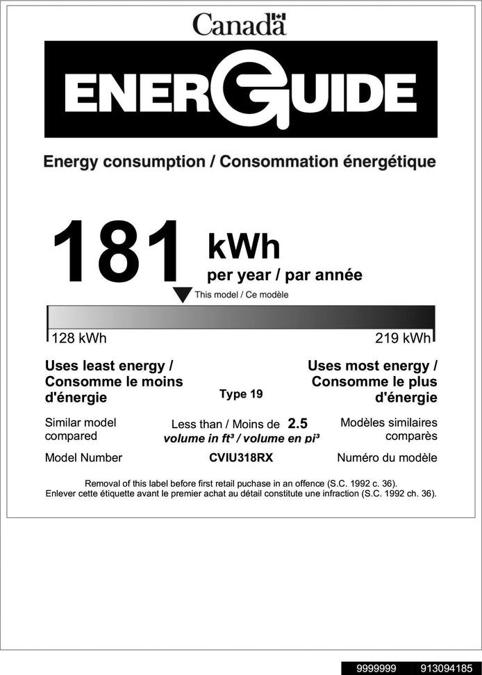 Smeg - Classic - 24" 18 Bottle Built-In Wine Cooler Right Hinge - CVIU318RX (Special Order Item)