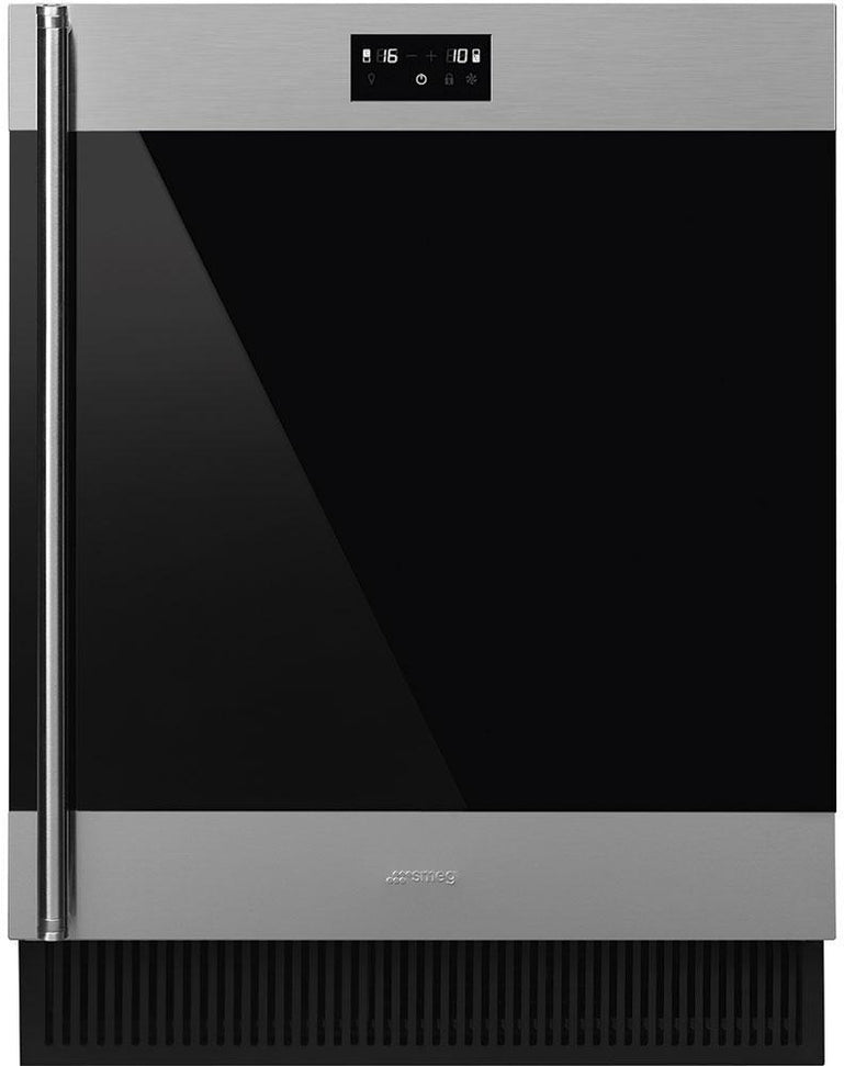 Smeg - Classic 24" 38 Bottle Under Counter Wine Cooler Right Hinge - CVIU338RX (Special Order Item)