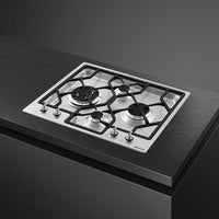 Smeg - Classic 24" Gas Cooktop with Pro Style Knobs - PGFU24X2