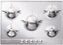 Smeg - Piano Design, Pack of Ever-Shine Grates & Burner Caps for PU75ES - GP75ES