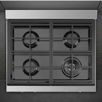 Smeg - Portofino 30" Stainless Steel Gas Rangetop - RTU304GX (Special Order Item)