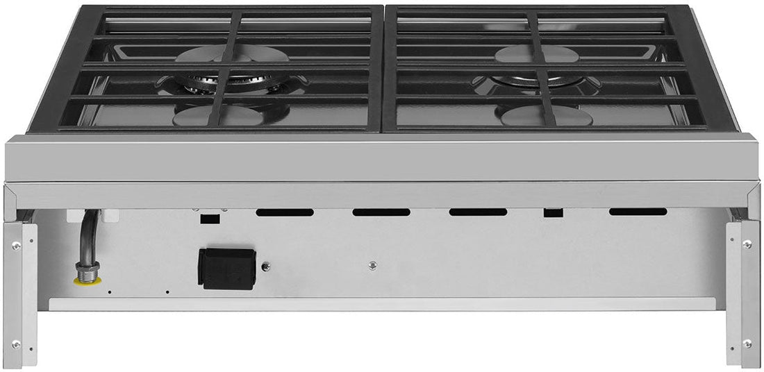 Smeg - Portofino 30" Stainless Steel Gas Rangetop - RTU304GX (Special Order Item)