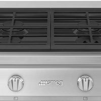 Smeg - Portofino 30" Stainless Steel Gas Rangetop - RTU304GX (Special Order Item)