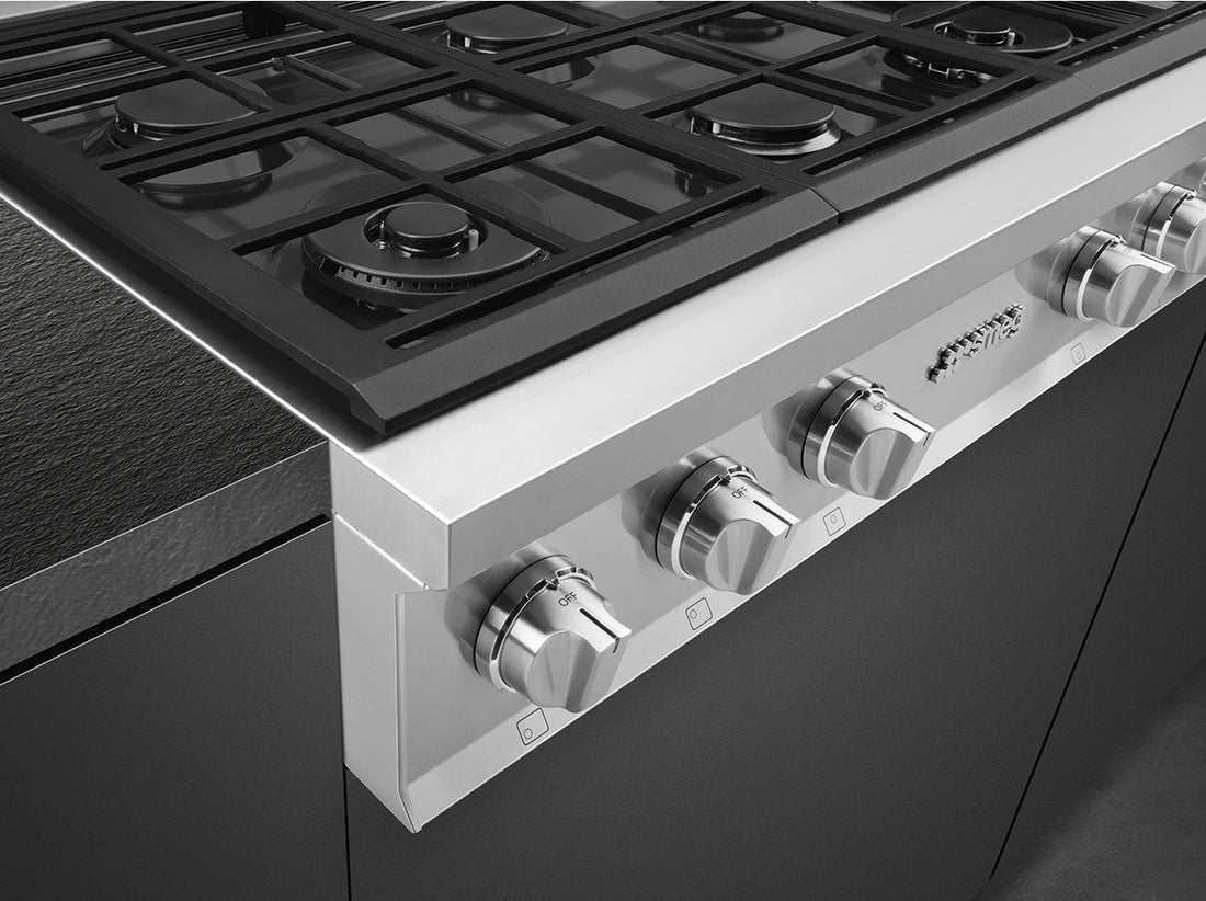 Smeg - Portofino 36" Stainless Steel Gas Rangetop - RTU366GX (Special Order Item)