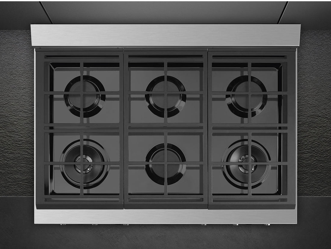 Smeg - Portofino 36" Stainless Steel Gas Rangetop - RTU366GX (Special Order Item)