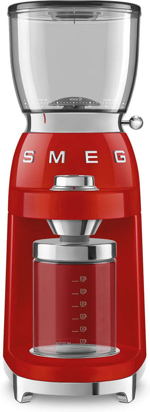 Smeg - Retro 50's Style Coffee Grinder Red - CGF01RDUS