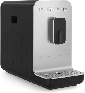 Smeg - Retro Style Black Automatic Espresso Coffee Machine - BCC01BLMUS