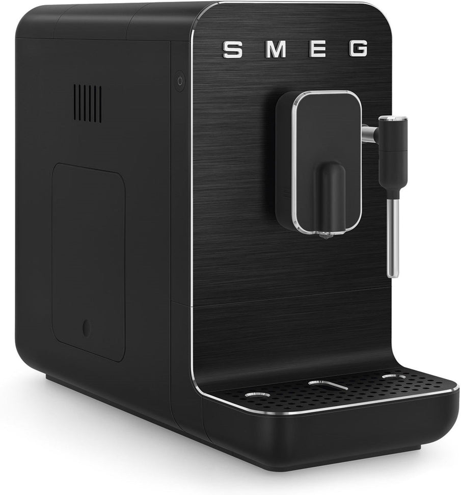 Smeg - Retro Style Black Automatic Espresso Coffee Machine - BCC02FBMUS - DISCONTINUED