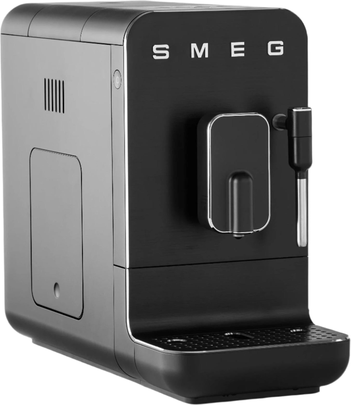 Smeg - Retro Style Black Automatic Espresso Coffee Machine - BCC02FBMUS - DISCONTINUED