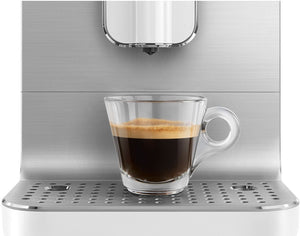 Smeg - Retro Style Espresso Coffee Machine White - BCC01WHMUS