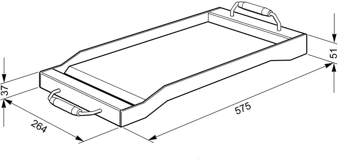 Smeg - Teppanyaki Grill Plate - Stainless Steel - TPKX (Special Order Item)