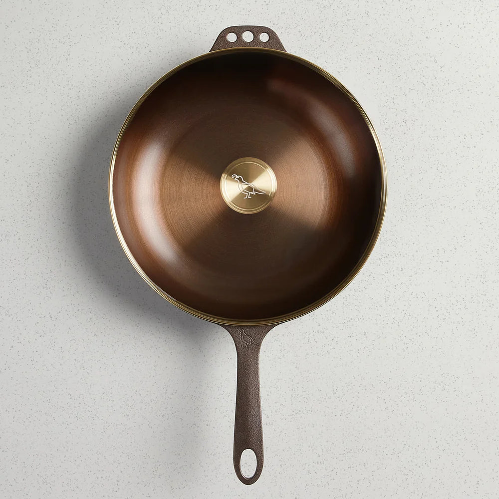 Smithey - 11" Cast Iron No. 11 Deep Skillet With Lid - Smith-CI-DSkil11
