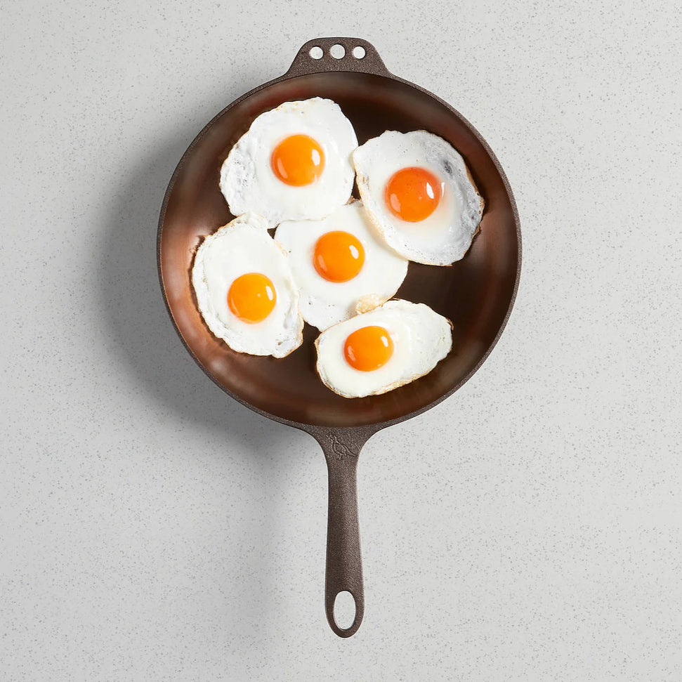 Smithey - 11" Cast Iron No. 11 Deep Skillet With Lid - Smith-CI-DSkil11