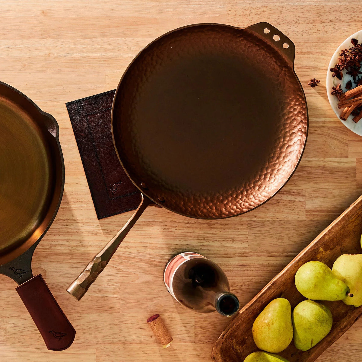 Smithey - 12" Carbon Steel Farmhouse Skillet - Smith-CS-Farm12