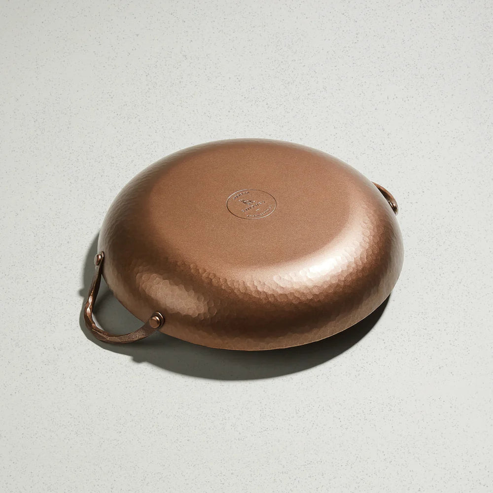 Smithey - 12" Carbon Steel Round Roaster - Smith-CS-Rroastm