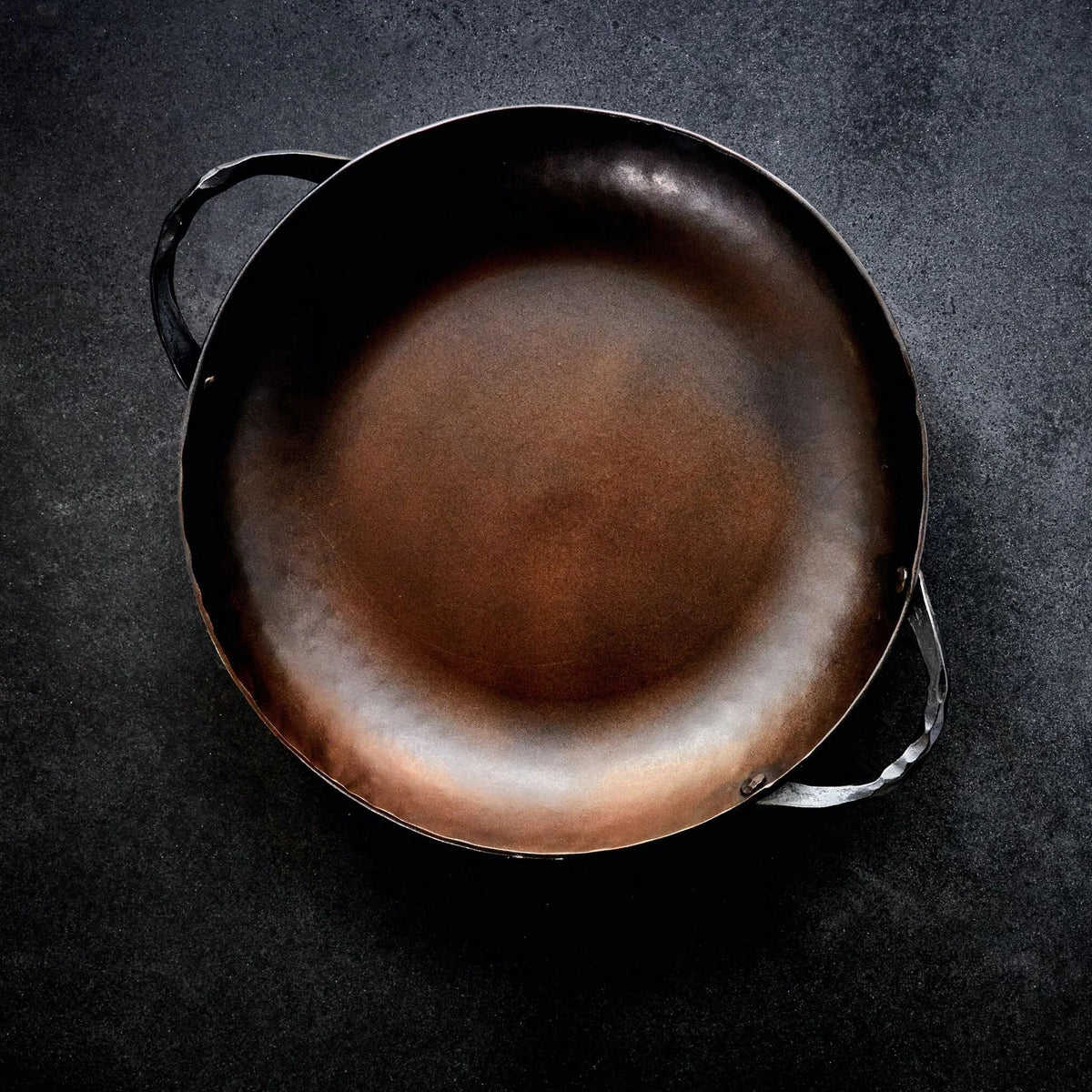 Smithey - 12" Carbon Steel Round Roaster - Smith-CS-Rroastm