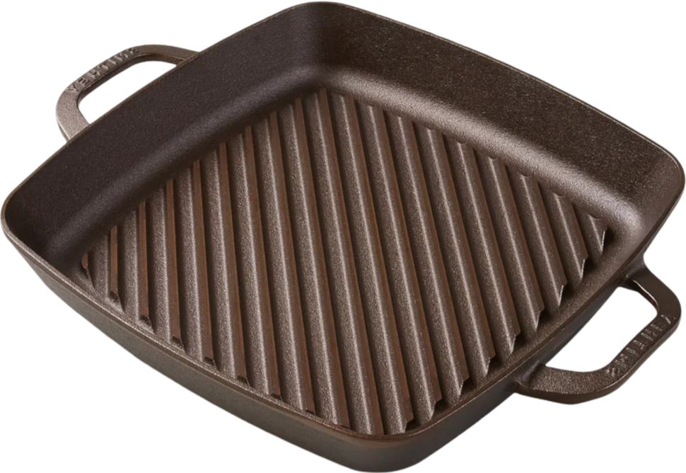 Smithey - 12" Cast Iron No. 12 Grill Pan - Smith-CI-Grill12